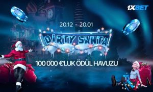 1xBet Dirty Santa Turnuvası ile 100,000 Euro Kazanın