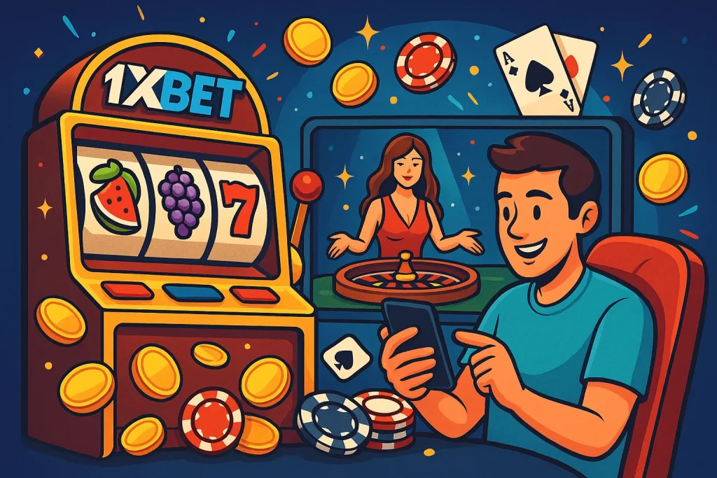 1xbet casino oyunları