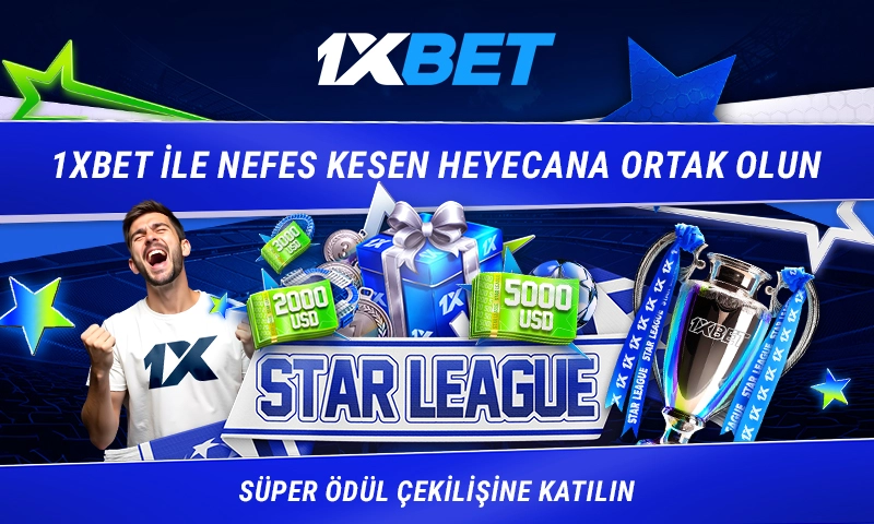 1xbet'te şampiyonlar ligi